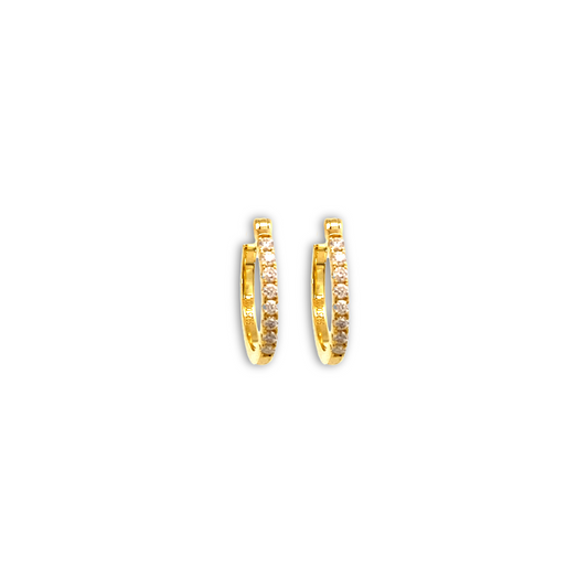 Aretes MOISSANITA ARRACADA OCHO