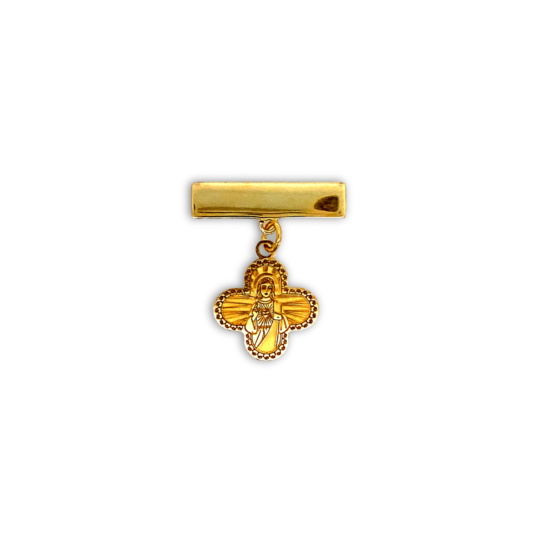 Segurito of the Sacred Heart of Jesus Rounded cross