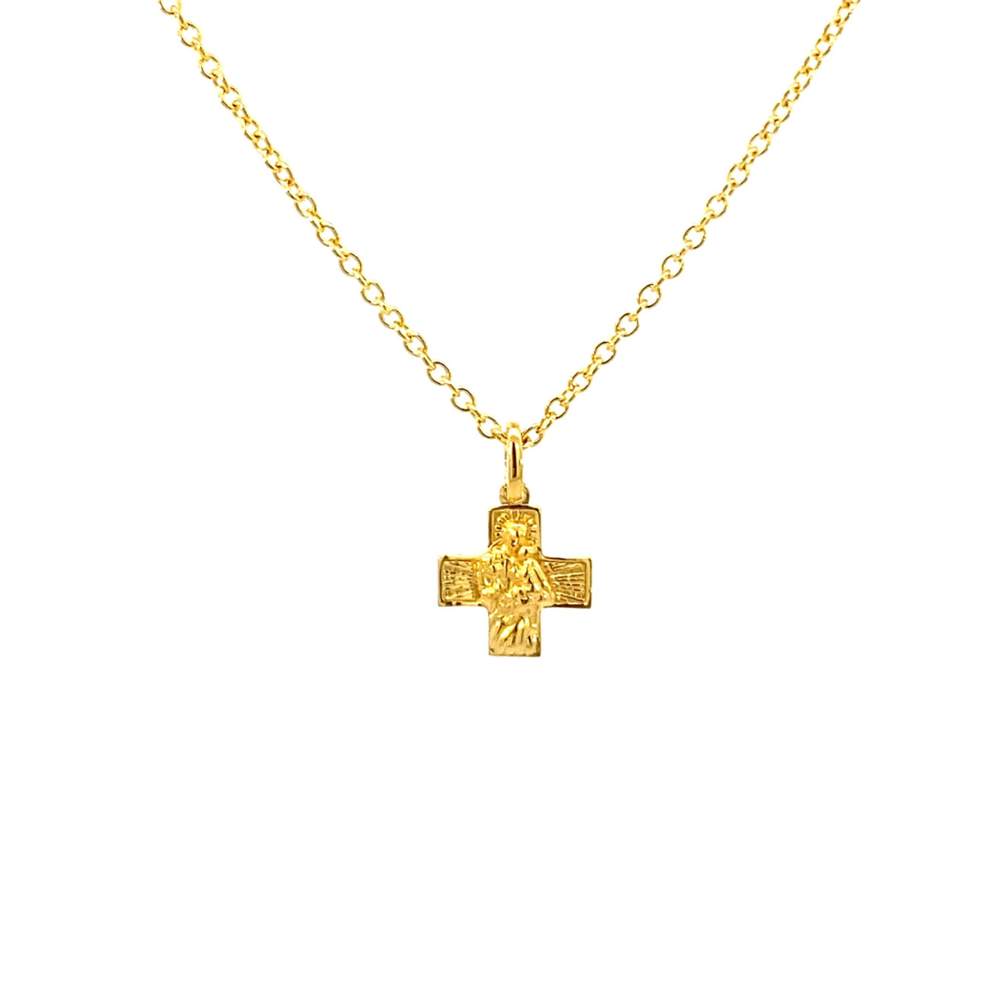 Saint Joseph cross on chain
