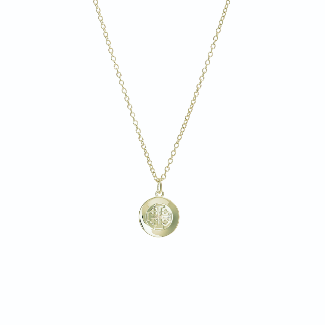 Jerusalem Cross necklace and earrings set