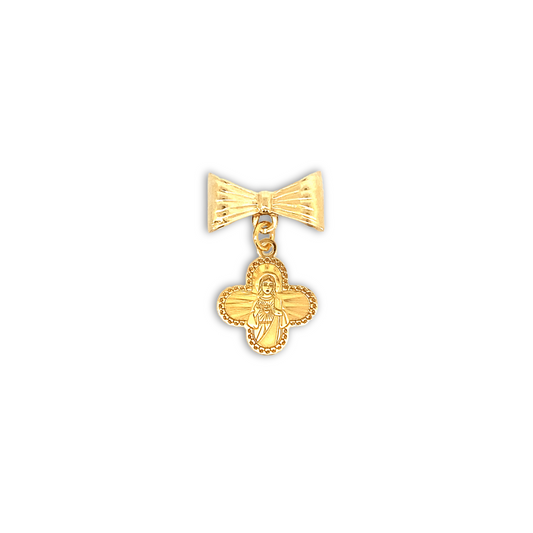 Segurito of the Sacred Heart of Jesus Rounded cross