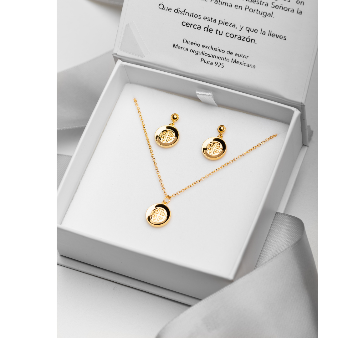 Jerusalem Cross Earrings