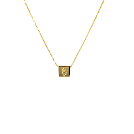 Sacred Heart Pendant "Stop"