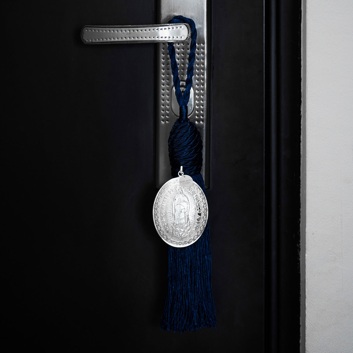 Blessing for the door of the home with medallion of the Virgin of Guadalupe