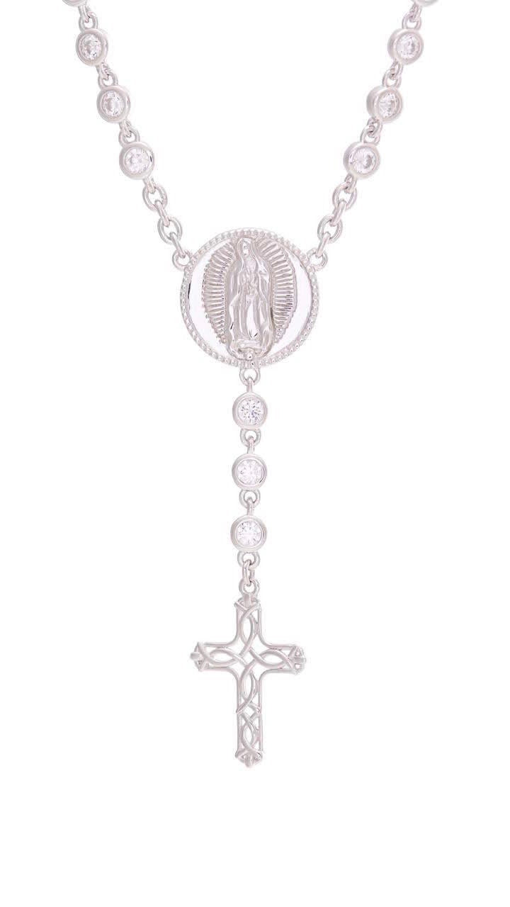 Rosary necklace zirconias