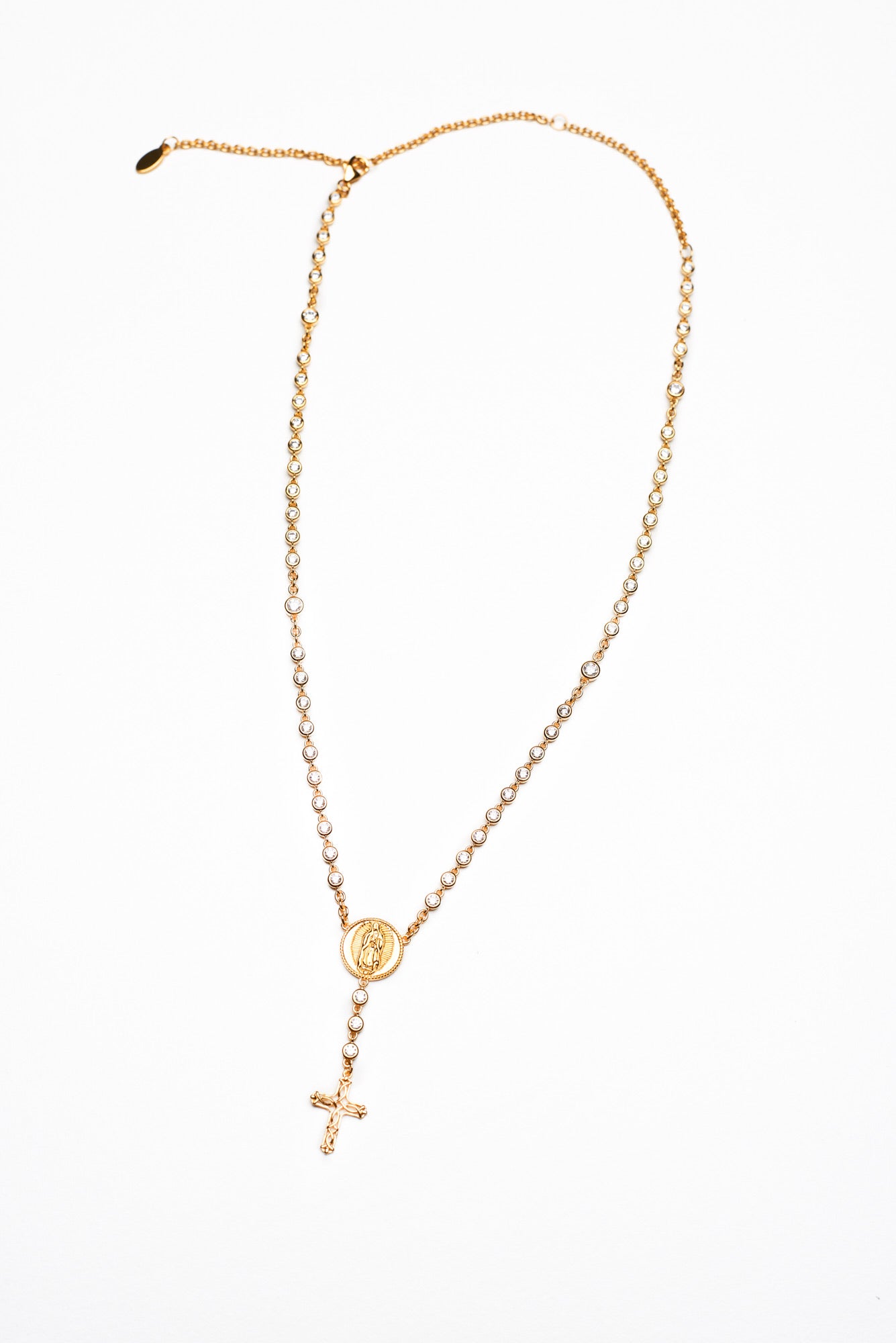 Rosary necklace zirconias
