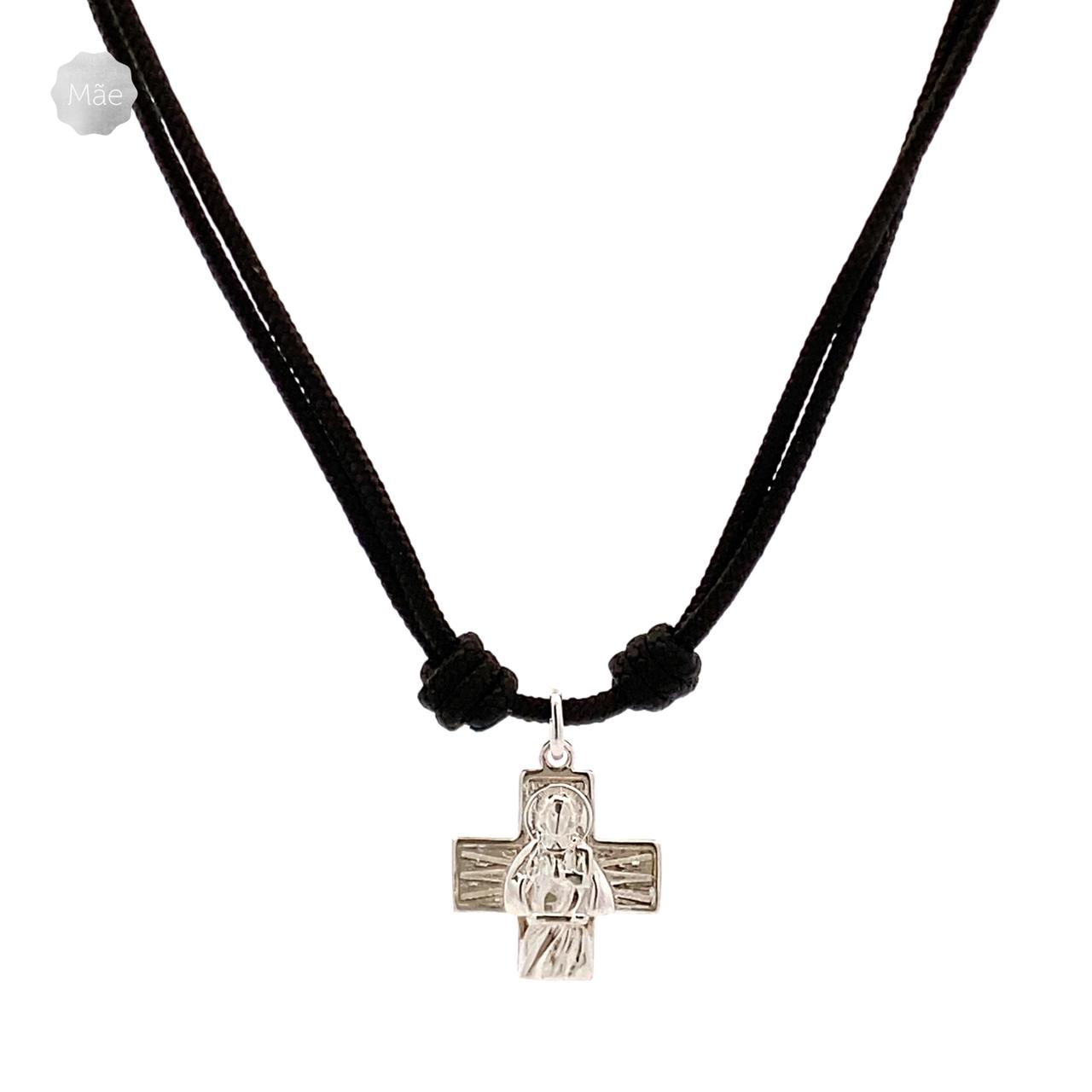 Cross of the Sacred Heart of Jesus in cordino