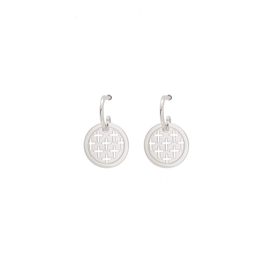Earrings with mini openwork Crosses