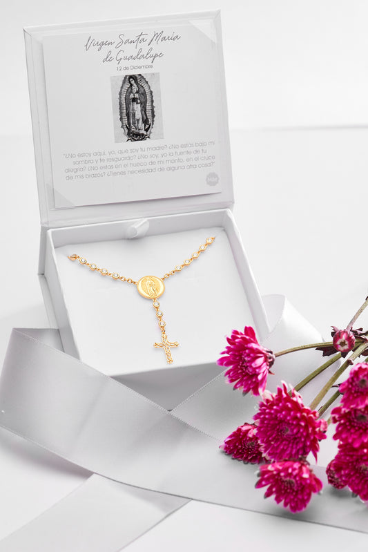 Rosary necklace zirconias