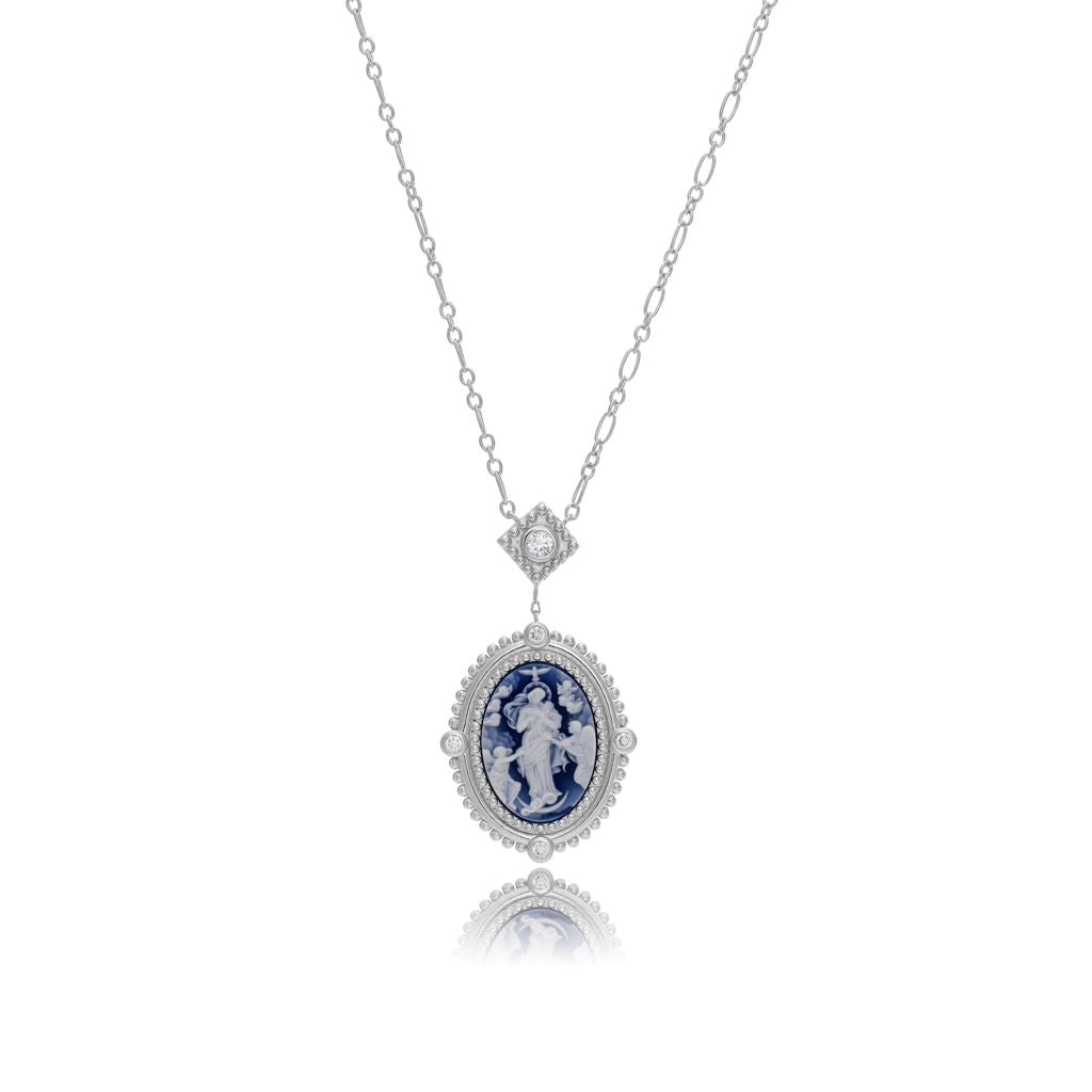 Medalla Maria Desatadora de nudos Cameo