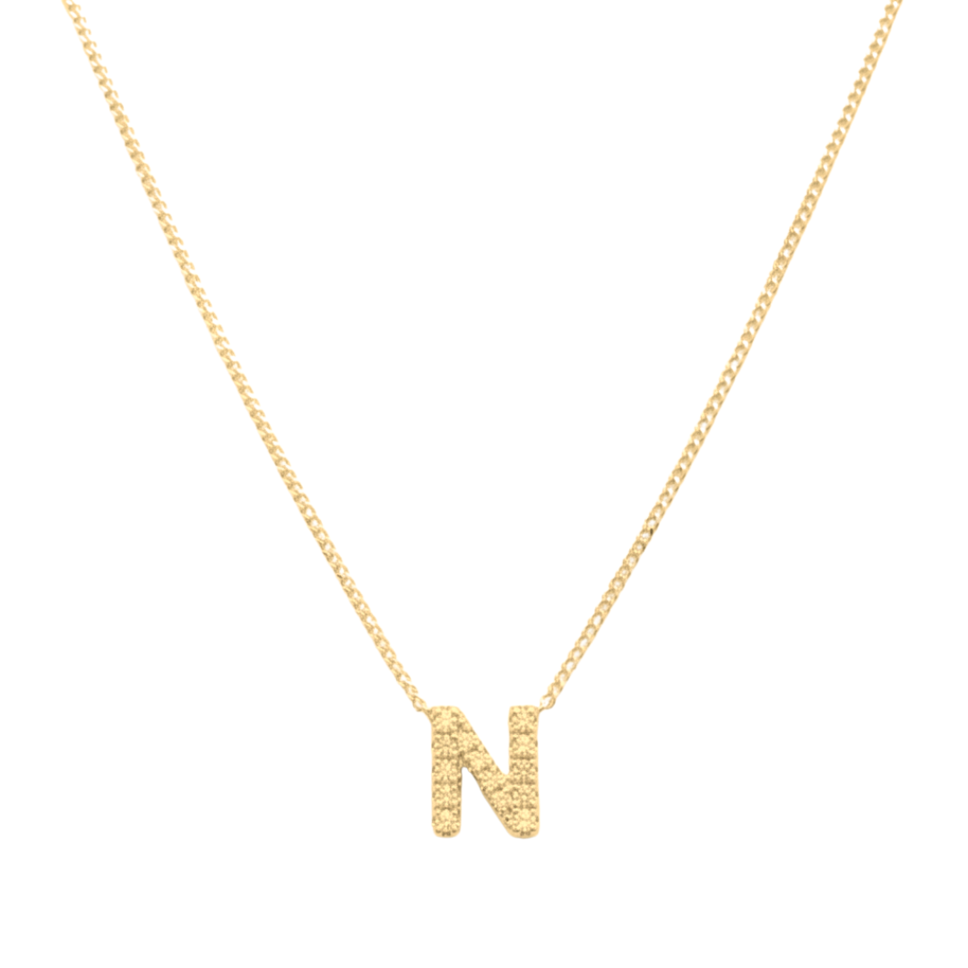 COLLAR LETRA INICIAL MINI DORADO