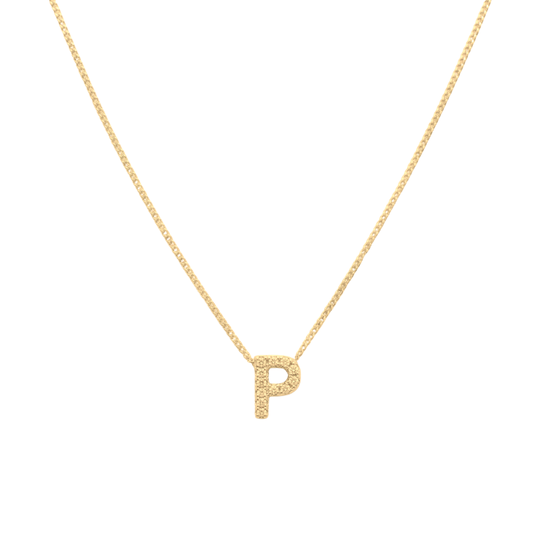 COLLAR LETRA INICIAL MINI DORADO