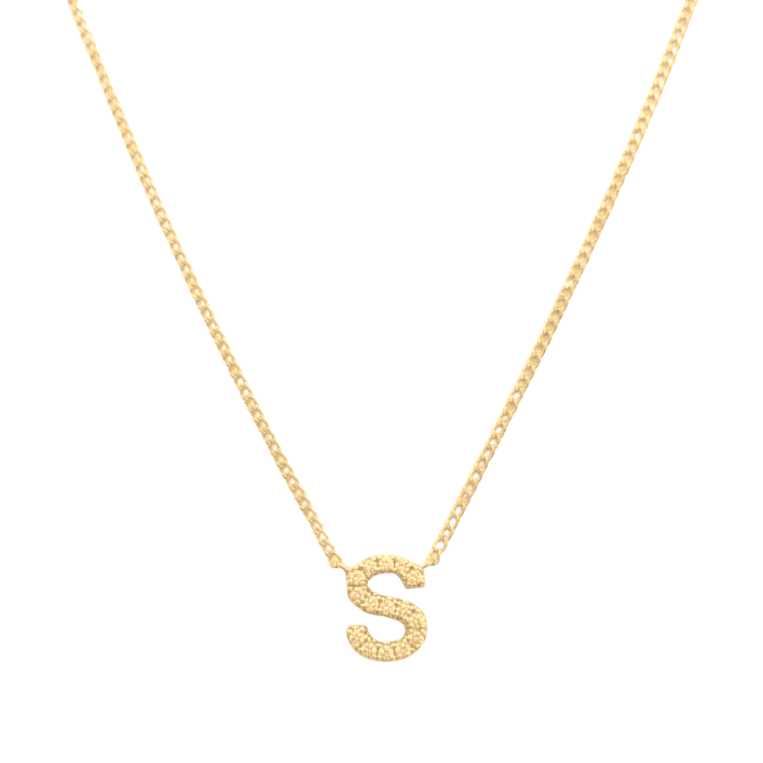 COLLAR LETRA INICIAL MINI DORADO