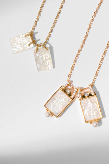Scapular in Mother Pearl 