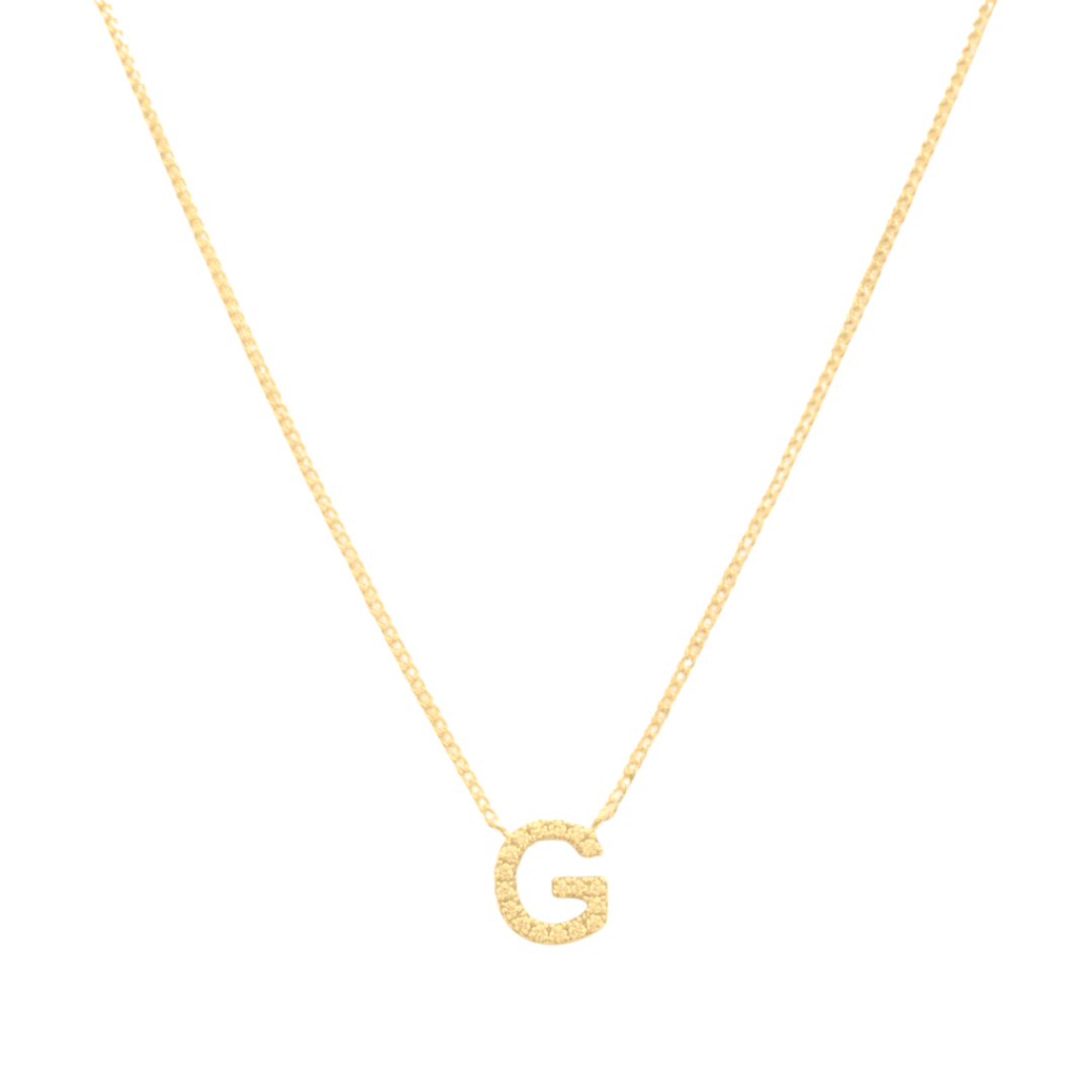 COLLAR LETRA INICIAL MINI DORADO