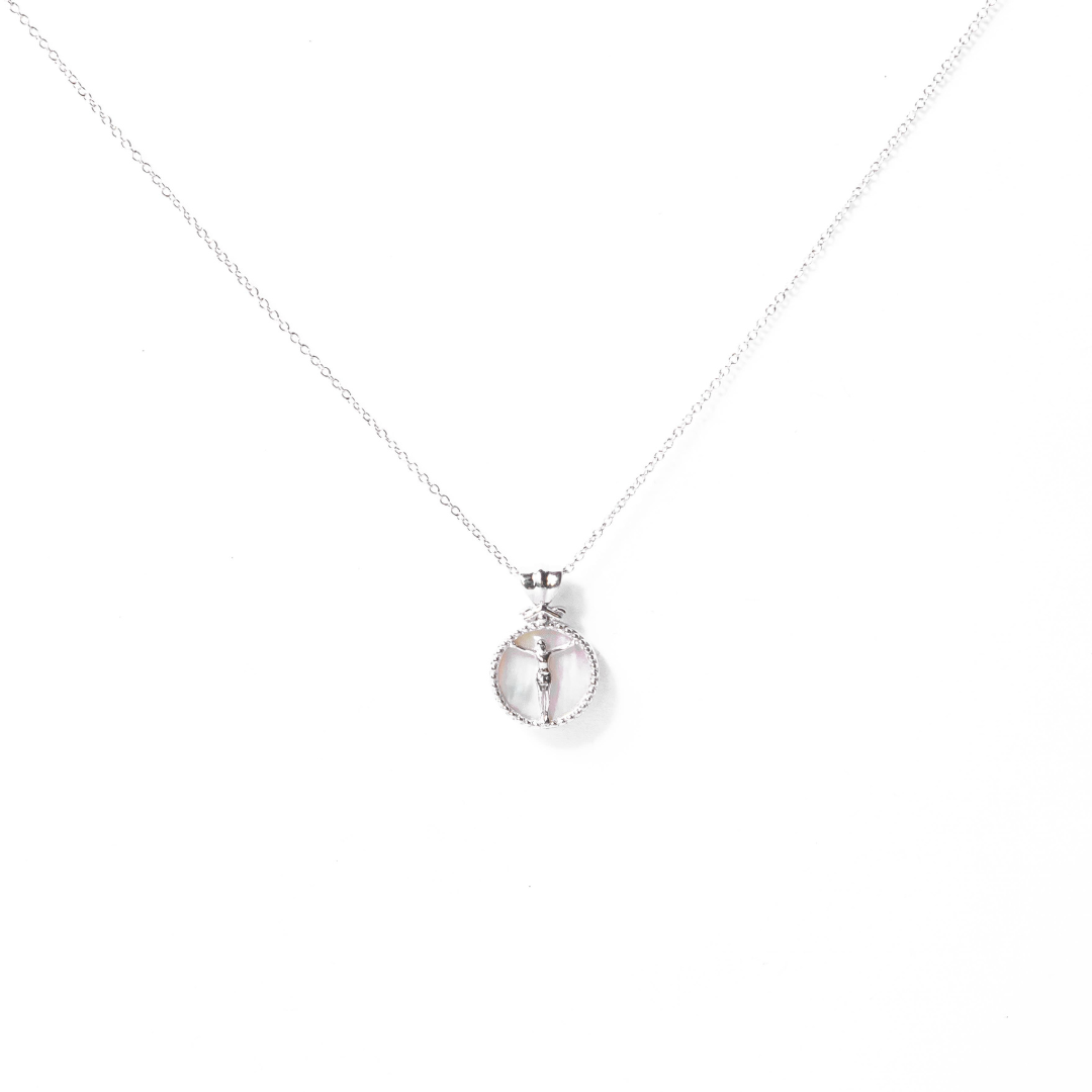 Crucifix with mother of pearl