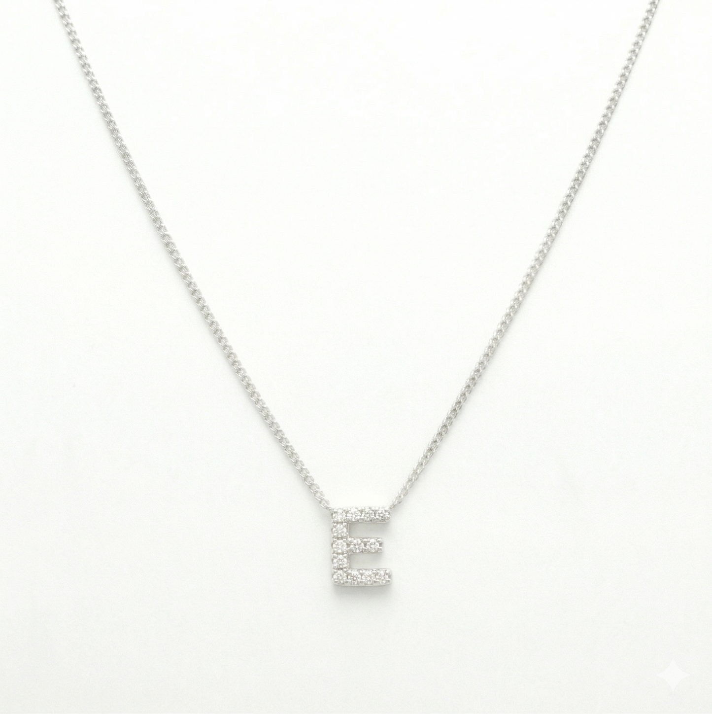 COLLAR LETRA INICIAL  MINI PLATA