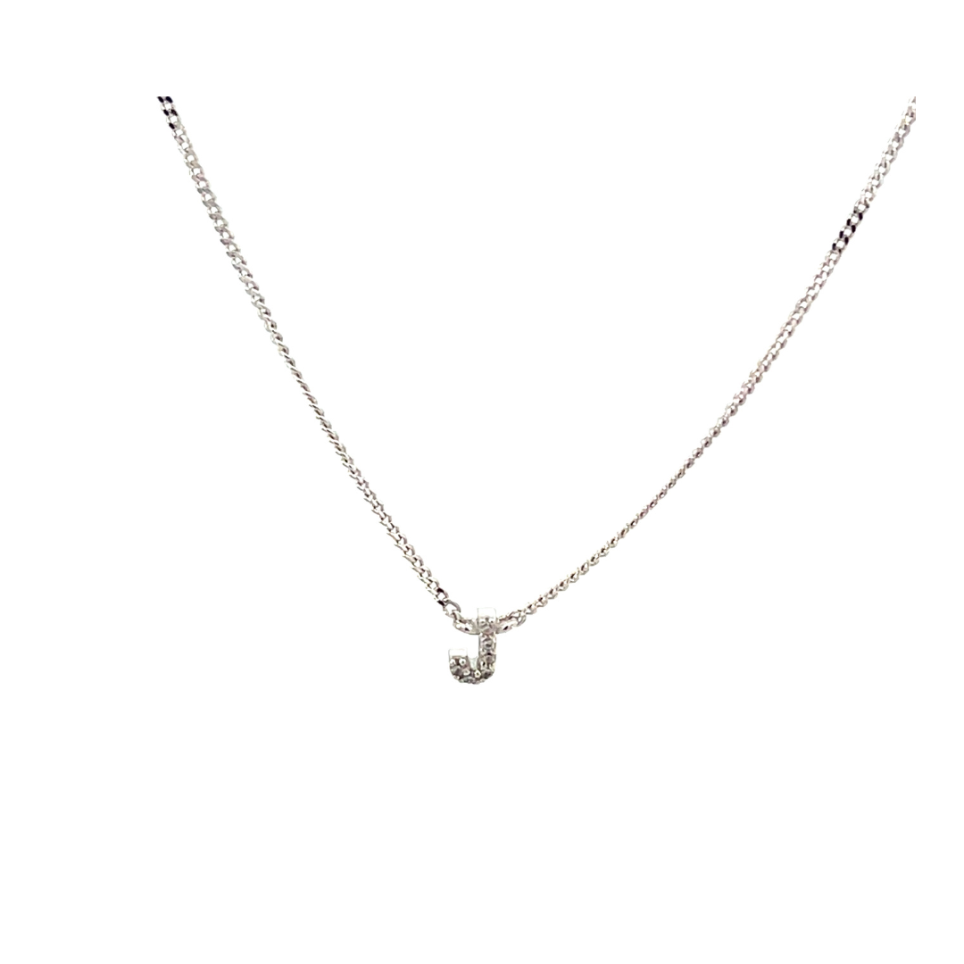 COLLAR LETRA INICIAL  MINI PLATA