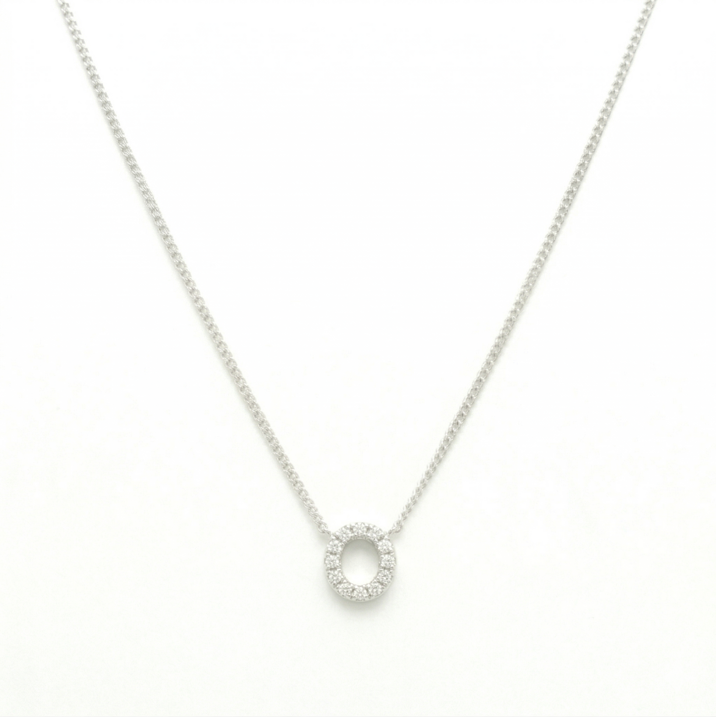 COLLAR LETRA INICIAL  MINI PLATA