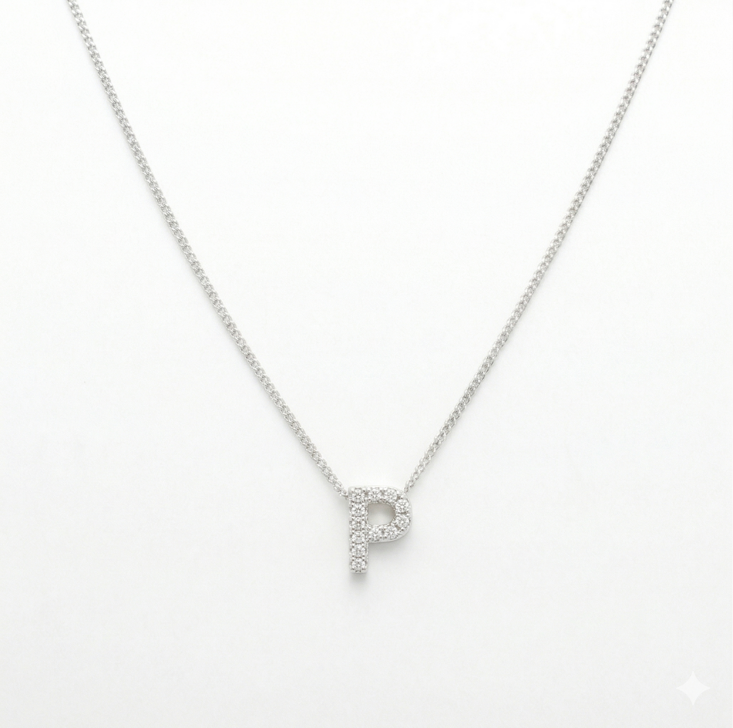 COLLAR LETRA INICIAL  MINI PLATA