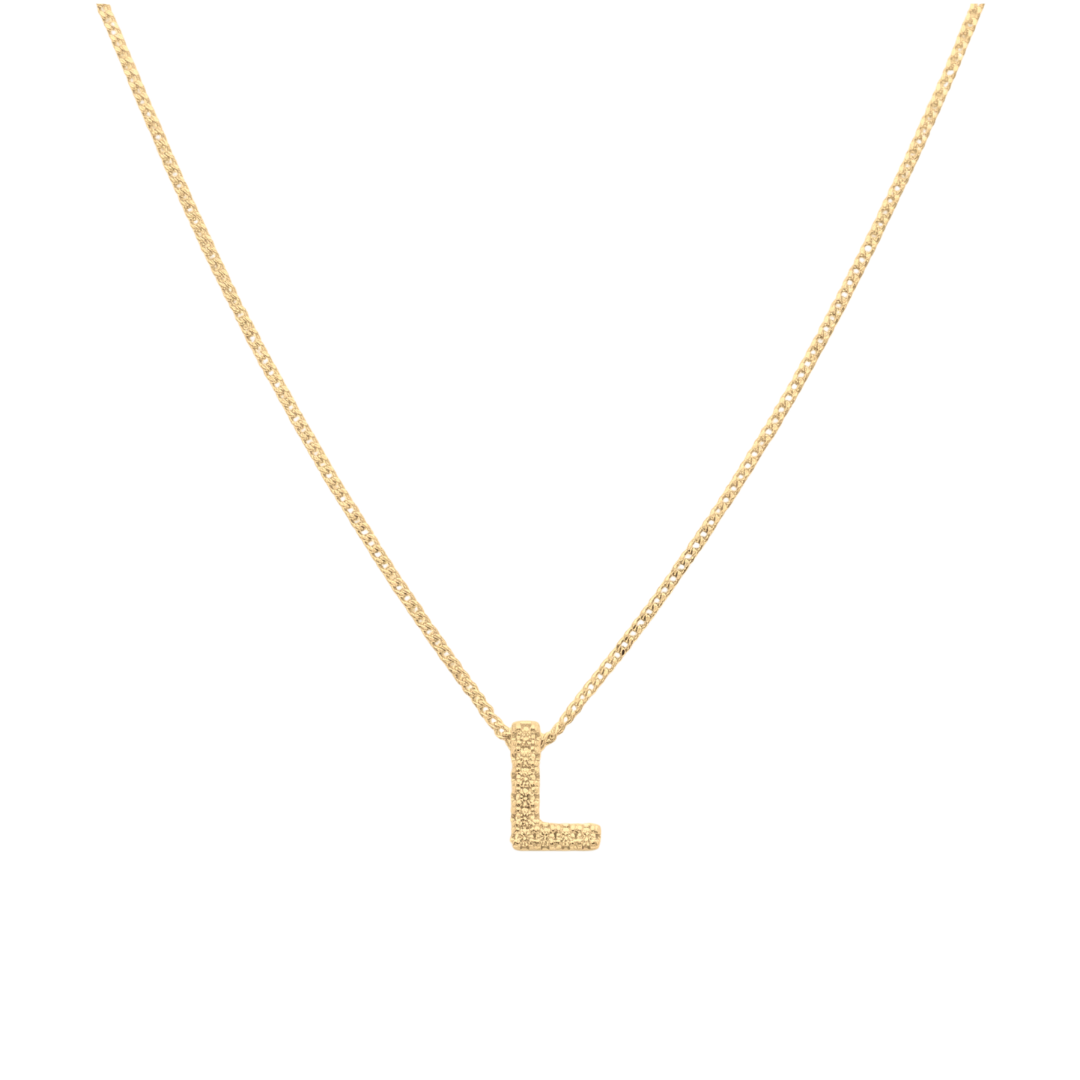 COLLAR LETRA INICIAL MINI DORADO
