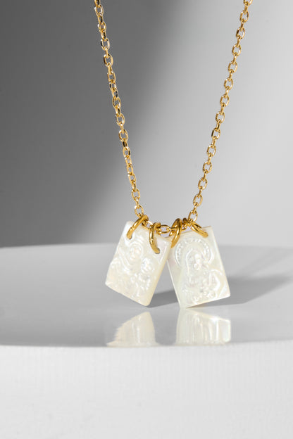 Scapular in Mother Pearl 