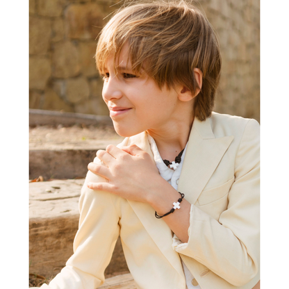 Cross bracelet in cord