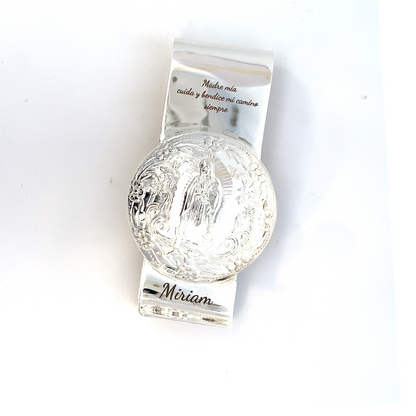 Bendición para carro con medalla de Virgen de Guadalupe