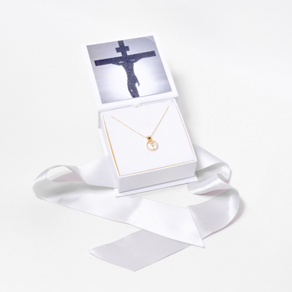 Crucifix with mother of pearl