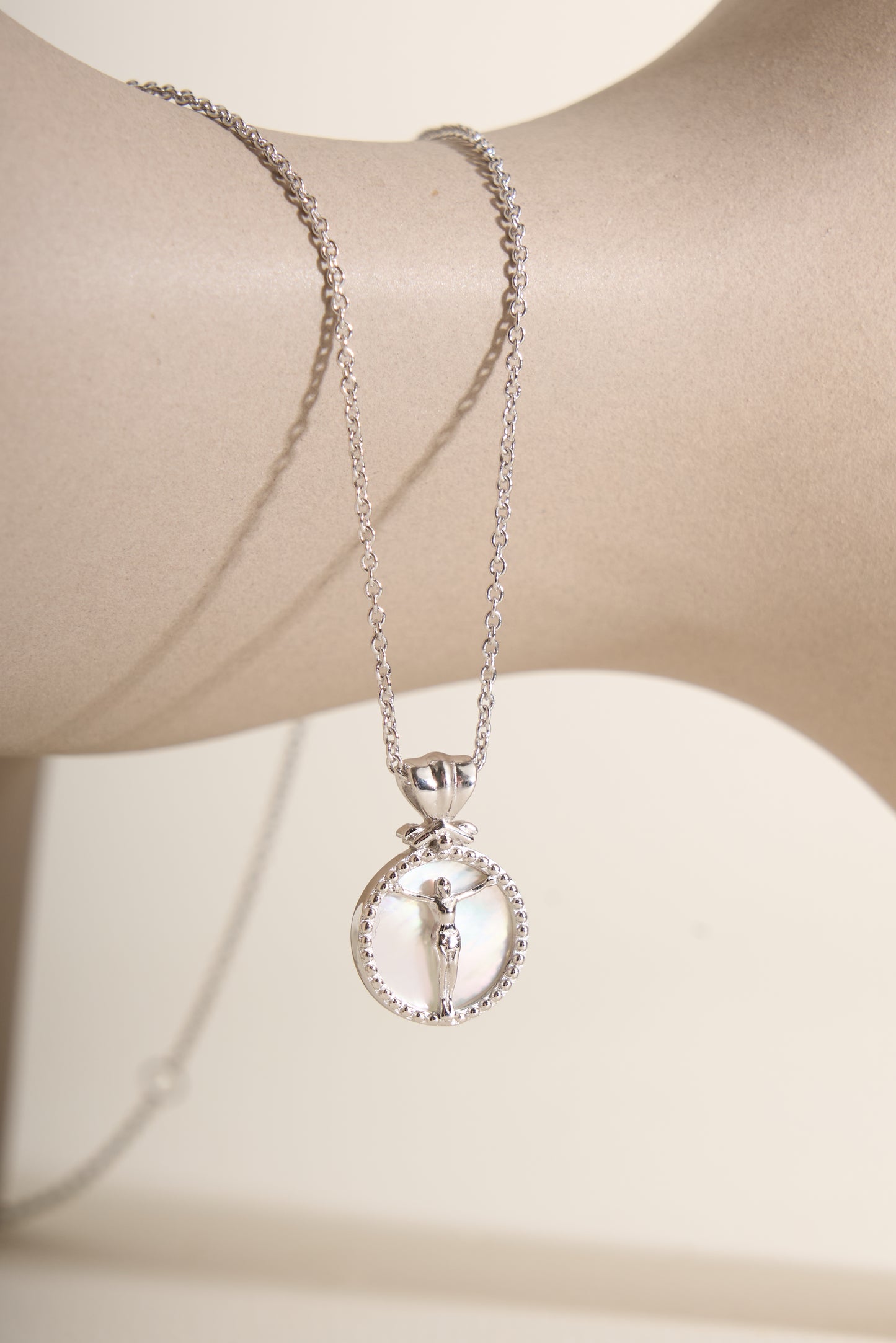 Crucifix with mother of pearl