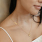 Cross Chain with Diamonds 14k