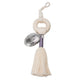 Blessing for the gray macramé home door