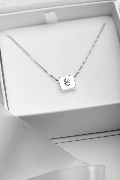 Sacred Heart Pendant "Stop"