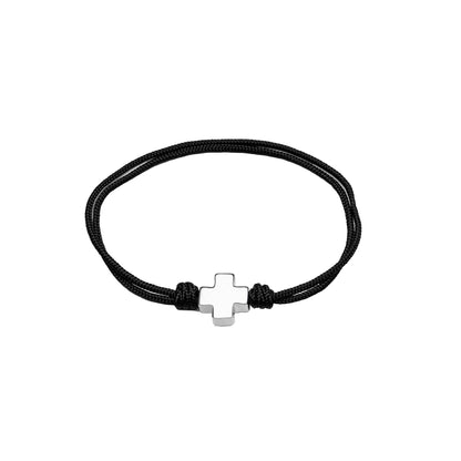 Cross bracelet in cord