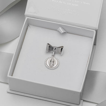 Segurito Virgin of Guadalupe with bow tie