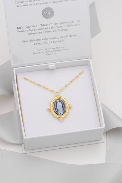 Virgin of Guadalupe Medal Large Cameo