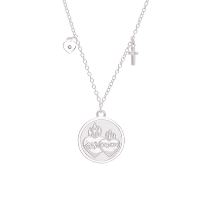 Necklace of the Sacred Hearts of Jesus and Mary